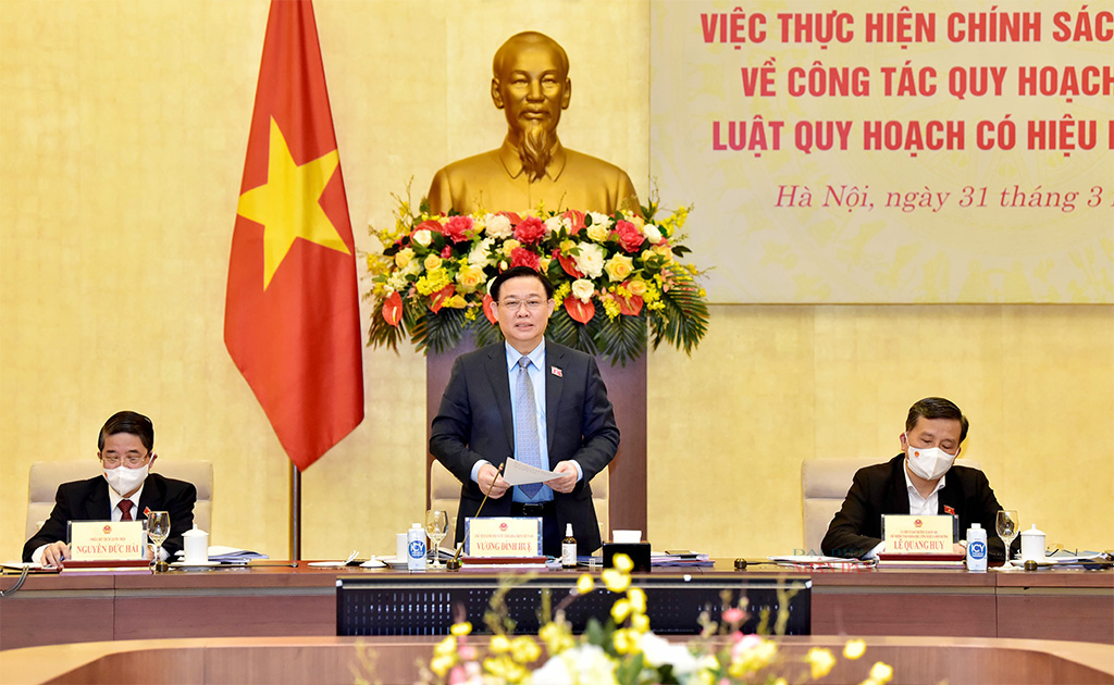 Chủ tịch Quốc hội Vương Đình Huệ: Quy hoạch chậm tiến độ ảnh hưởng thế nào đến sự phát triển của đất nước?