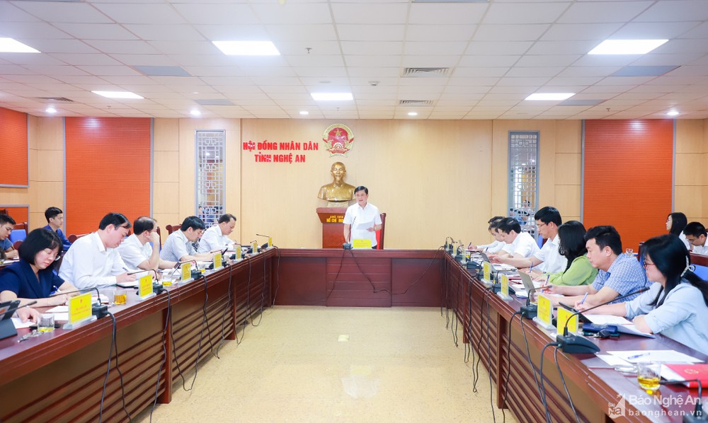 Thường trực HĐND tỉnh Nghệ An thống nhất nội dung, thời gian tổ chức Kỳ họp thứ 6