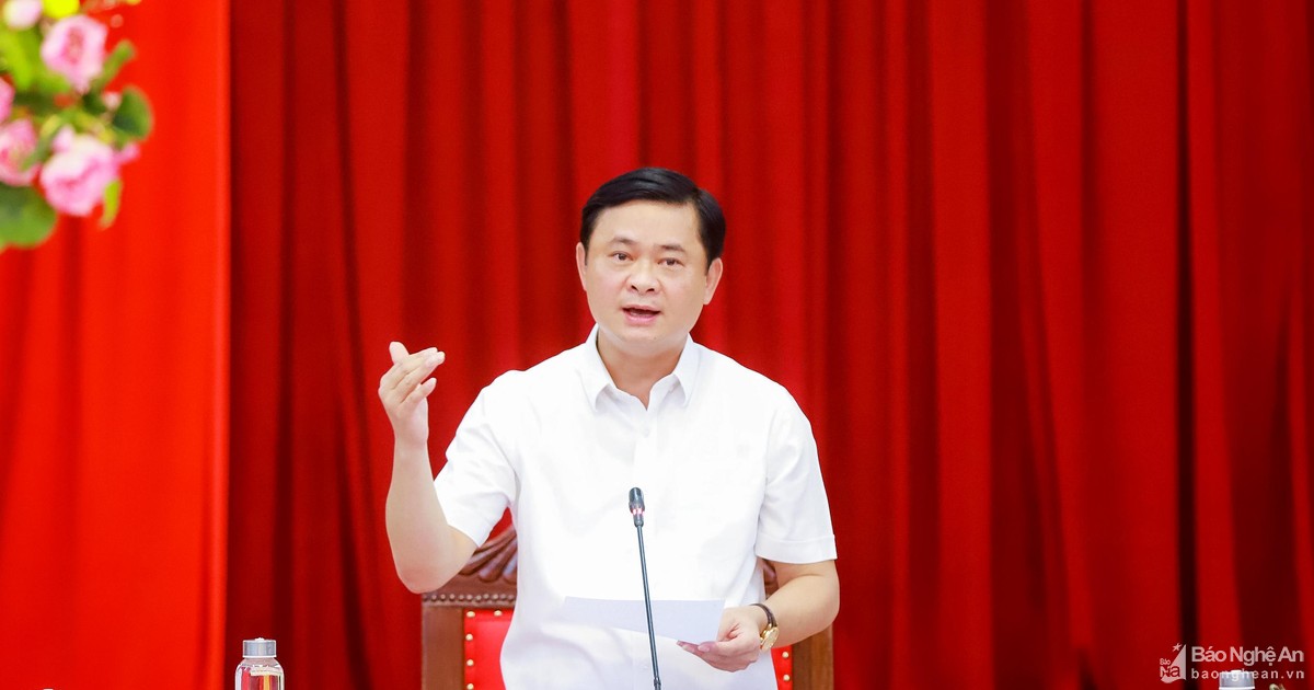 Ban Thường vụ Tỉnh ủy Nghệ An cho ý kiến về tình hình kinh tế - xã hội