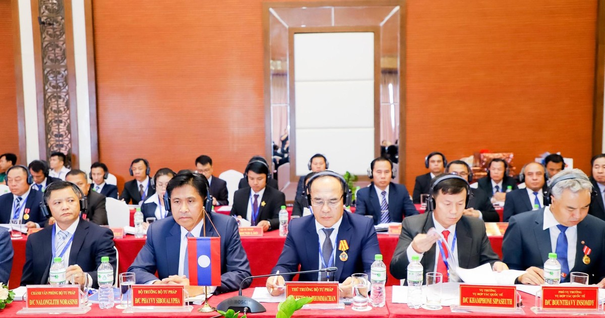 Bộ Tư pháp Lào khẳng định phối hợp giải quyết hiệu quả các vấn đề liên quan đối với vùng biên giáp Việt Nam