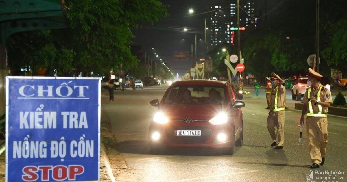 Nghệ An ra chỉ thị nghiêm cấm tác động, can thiệp việc kiểm tra, xử lý vi phạm trật tự an toàn giao thông