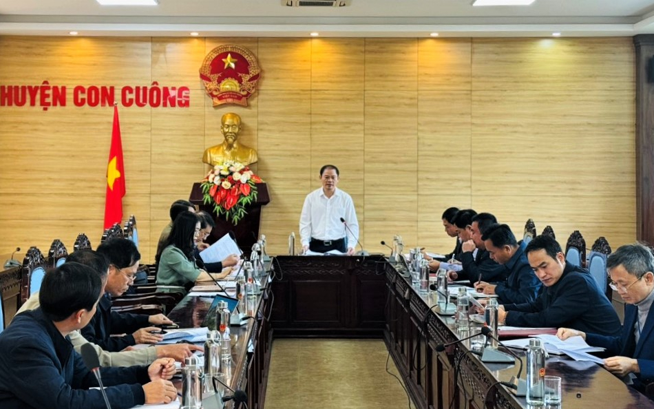 Ban Pháp chế HĐND tỉnh khảo sát tại huyện Con Cuông về dự thảo Nghị quyết trình kỳ họp HĐND tỉnh