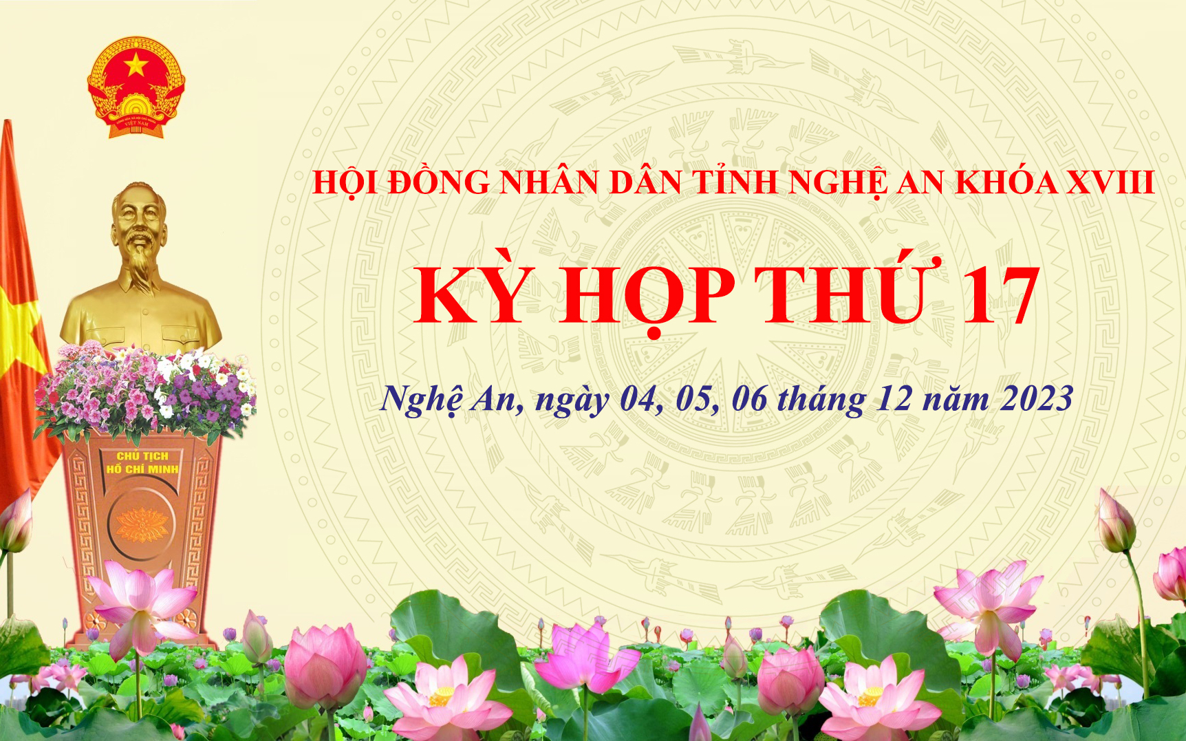 Triệu tập kỳ họp thứ 17, HĐND tỉnh Nghệ An khóa XVIII