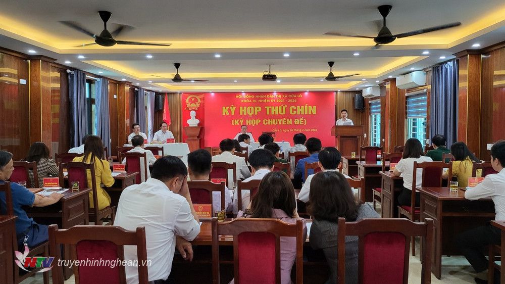 HĐND thị xã Cửa Lò khóa VI tổ chức kỳ họp thứ 9
