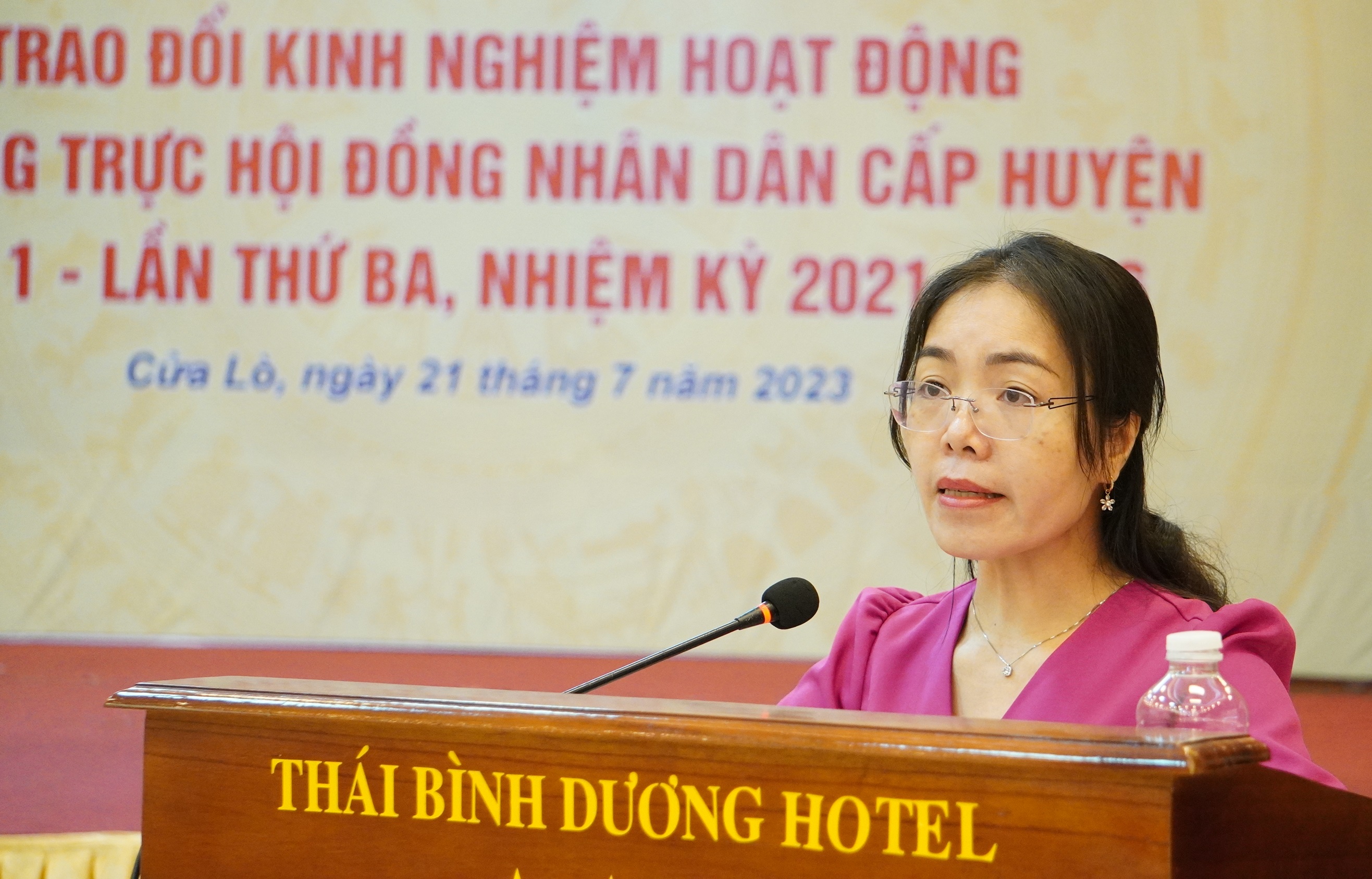 Báo cáo đề dẫn Hội nghị giao ban Thường trực HĐND cấp huyện - cụm 1, lần thứ ba, nhiệm kỳ 2021 - 2026