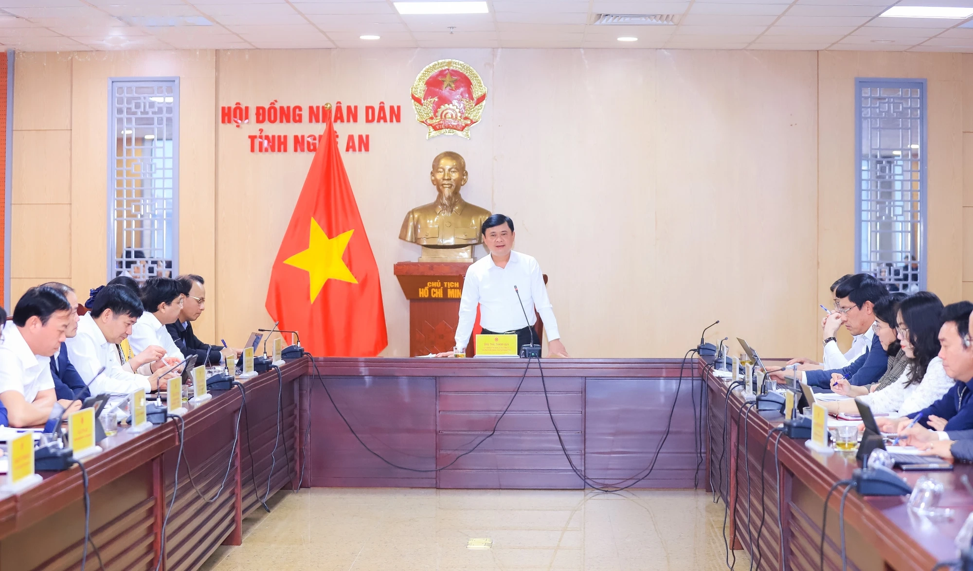 Thường trực HĐND tỉnh Nghệ An tổ chức phiên họp thường kỳ tháng 1/2024