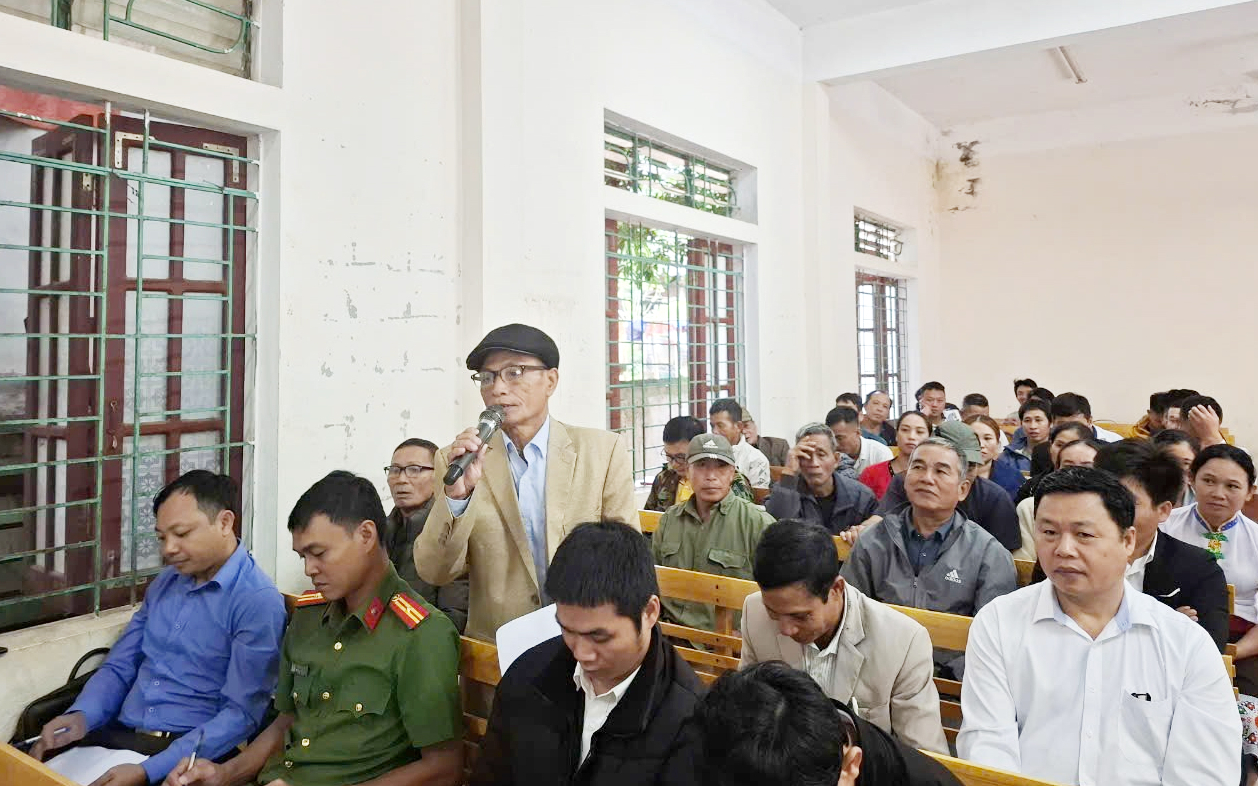 Đại biểu HĐND tỉnh tiếp xúc cử tri tại bản Cha Hìa, xã Xiêng My, huyện Tương Dương