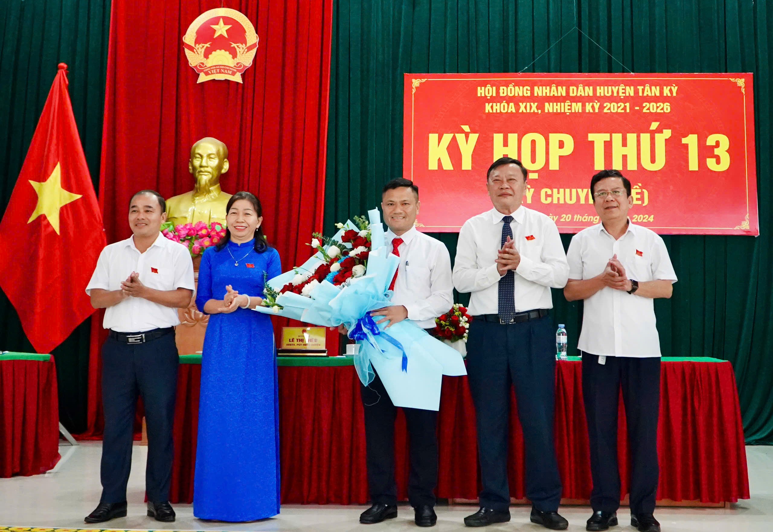 Tân Kỳ: Bầu bổ sung chức danh Phó Chủ tịch Ủy ban nhân dân huyện nhiệm kỳ 2021- 2026