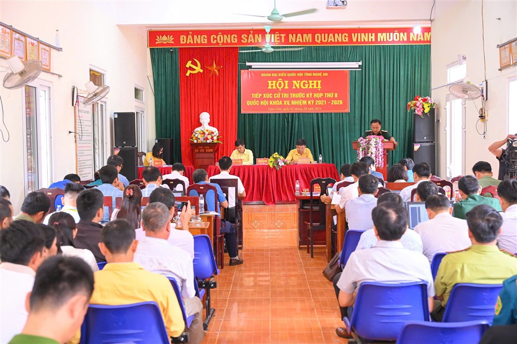 Bộ, ngành Trung ương quan tâm giải quyết, trả lời kiến nghị cử tri tỉnh Nghệ An gửi đến Kỳ họp thứ 8, Quốc hội khóa XV