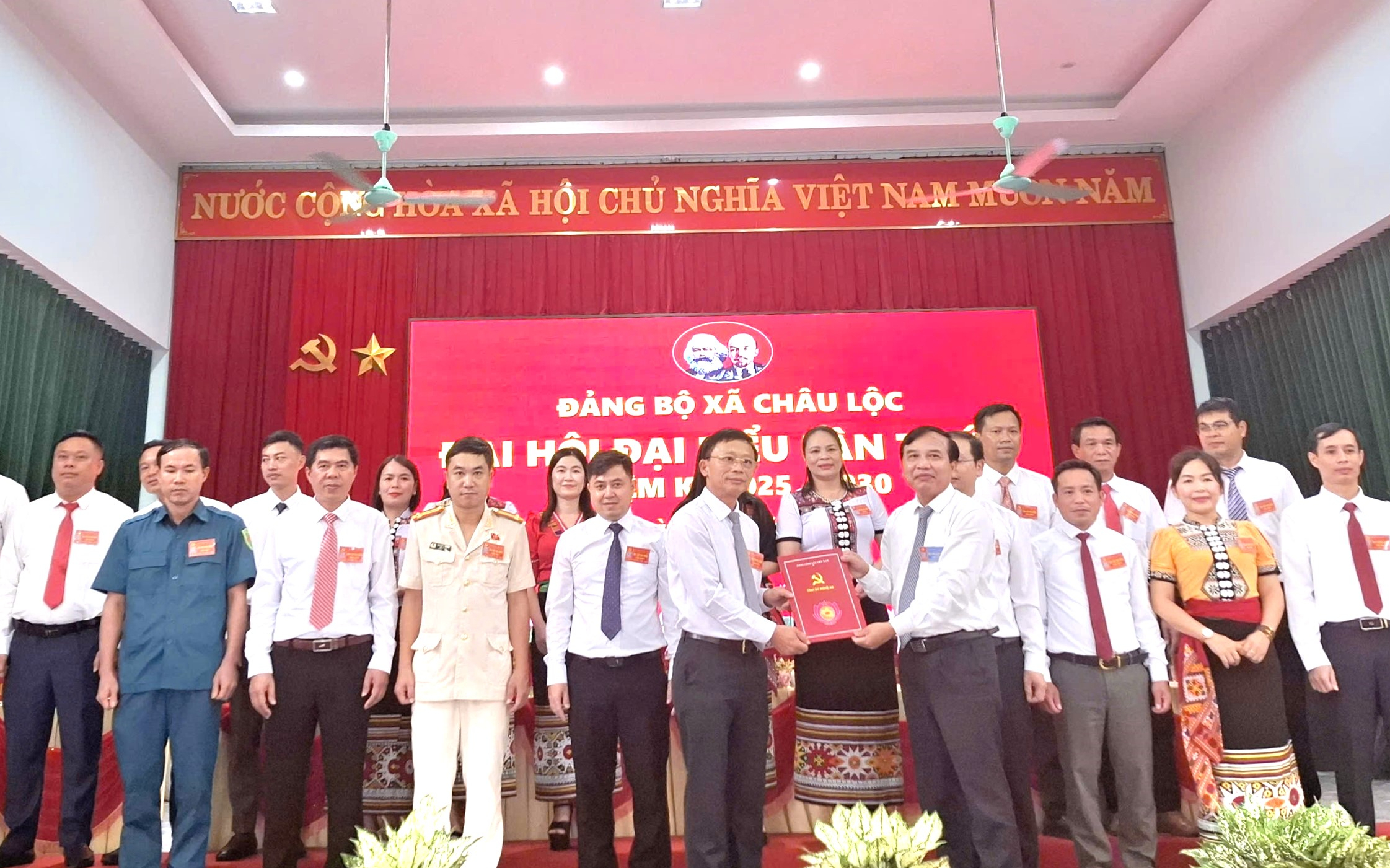 Đại hội đại biểu Đảng bộ xã Châu Lộc lần thứ I, nhiệm kỳ 2025 - 2030: Đoàn kết, đổi mới, xây dựng xã phát triển nhanh và bền vững