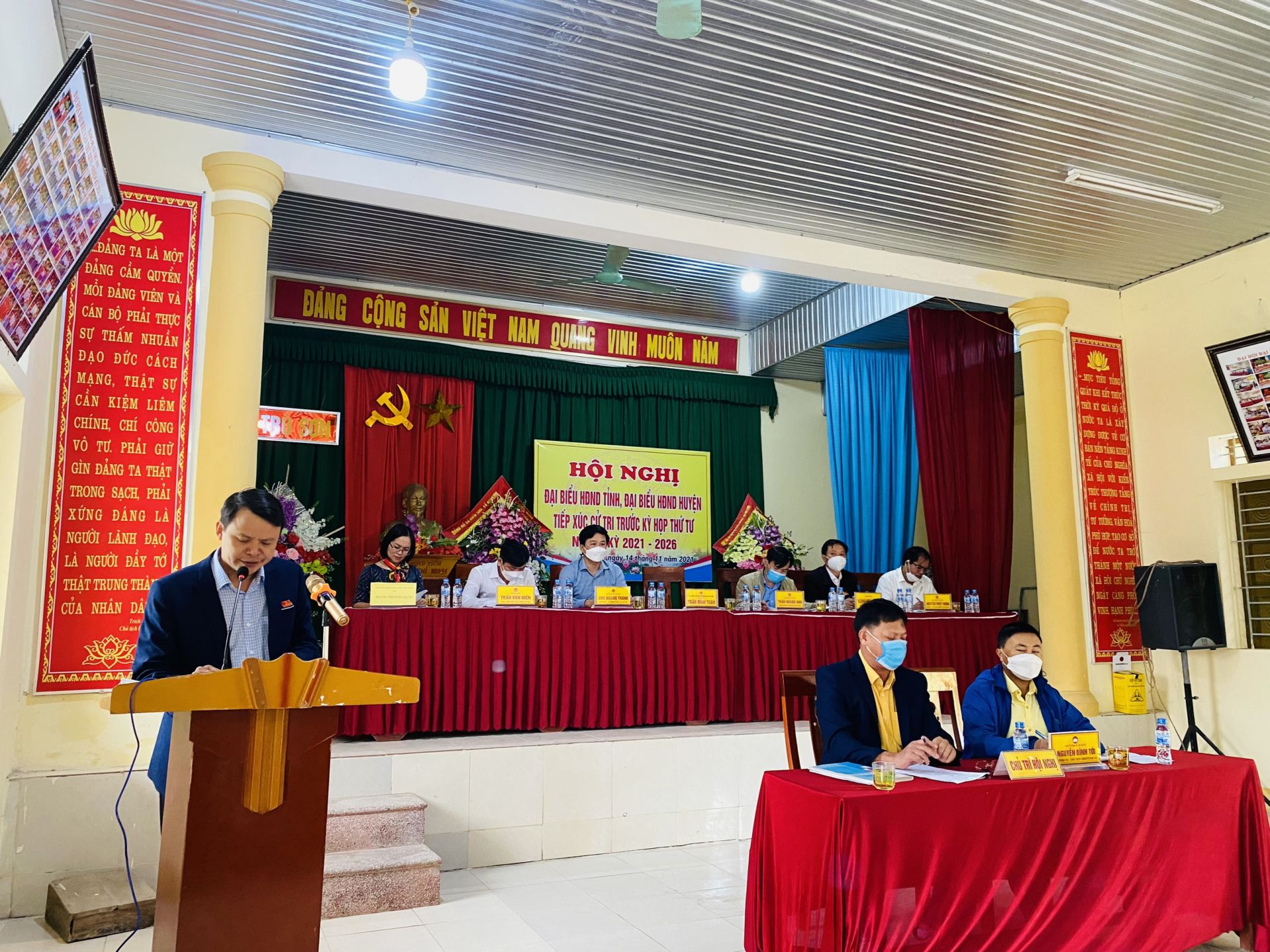 Đại biểu HĐND tỉnh tiếp xúc cử tri tại xã Trù Sơn, huyện Đô Lương