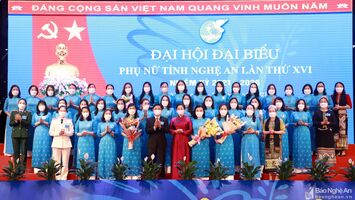 Danh sách 42 Ủy viên Ban Chấp hành Hội Liên hiệp Phụ nữ tỉnh Nghệ An khóa XVI, nhiệm kỳ 2021