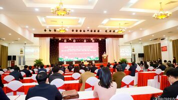 Gần 6.900 đại biểu ở Nghệ An dự Hội nghị văn hóa toàn quốc trực tuyến