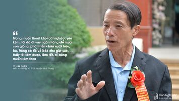 Tâm tư của những điển hình tiêu biểu đồng bào miền Tây Nghệ An