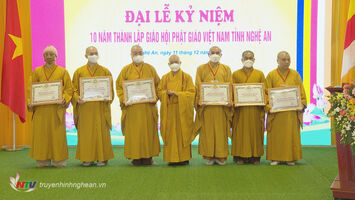 Phật giáo Nghệ An đồng hành và phát triển cùng quê hương