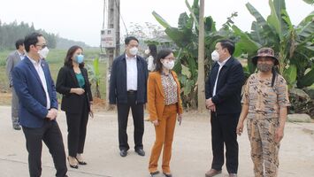 Đoàn đại biểu Quốc hội tỉnh giám sát việc sắp xếp đơn vị hành chính cấp xã tại huyện Nam Đàn