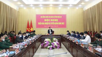 Nghệ An: Triển khai nhiệm vụ tuyển quân năm 2022