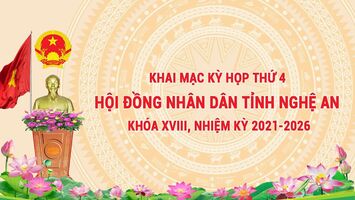 Video: Khai mạc Kỳ họp thứ 4, Hội đồng nhân dân tỉnh Nghệ An khóa XVIII, nhiệm kỳ 2021-2026