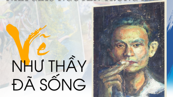 Nhà giáo Nguyễn Trung Hiếu: Vẽ như thầy đã sống