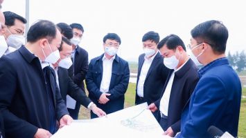 Bí thư Tỉnh ủy Thái Thanh Quý khảo sát vị trí nhằm thu hút các dự án đầu tư