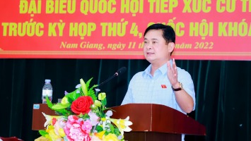 Đại biểu Quốc hội tiếp xúc cử tri huyện Nam Đàn trước kỳ họp thứ 4, Quốc hội khóa XV