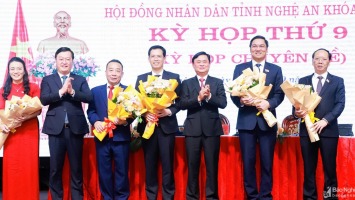 Tân Giám đốc Sở Tài chính, Sở Tư pháp được bầu làm Ủy viên UBND tỉnh Nghệ An nhiệm kỳ 2021-2026