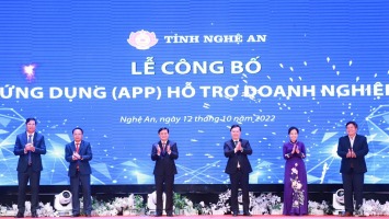 Nghệ An công bố ứng dụng hỗ trợ doanh nghiệp trên điện thoại thông minh