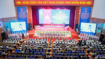 Khai mạc phiên trọng thể Đại hội đại biểu Đoàn TNCS Hồ Chí Minh tỉnh Nghệ An