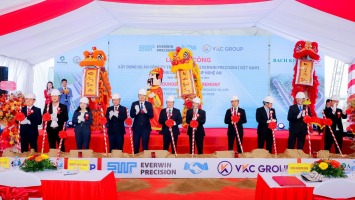 Khởi công dự án sản xuất linh kiện điện tử 200 triệu USD ở Nghệ An