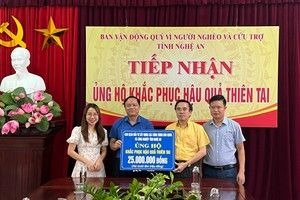 6.584 tập thể, cá nhân đăng ký ủng hộ người dân vùng lũ qua Quỹ Cứu trợ cấp tỉnh