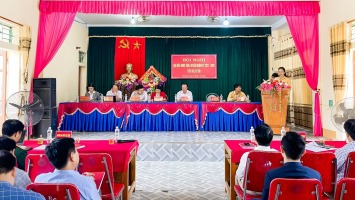 Phó Chủ tịch Thường trực HĐND tỉnh tiếp xúc cử tri tại xã Thanh Đức, huyện Thanh Chương