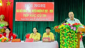 Nhiều cử tri xã Thanh Thịnh kiến nghị liên quan đến xây dựng nông thôn mới