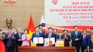 Đầu tư trực tiếp nước ngoài vào Nghệ An đạt cao nhất từ trước đến nay