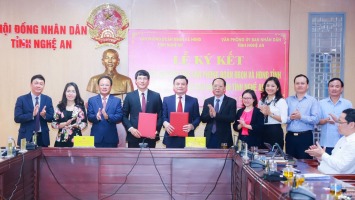 Văn phòng Đoàn ĐBQH - HĐND tỉnh và Văn phòng UBND tỉnh Nghệ An ký kết quy chế phối hợp công tác