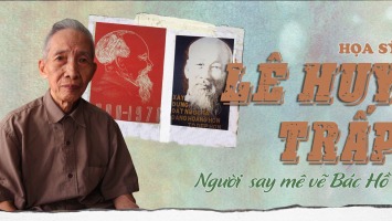 Họa sỹ Lê Huy Trấp: Người say mê vẽ Bác Hồ