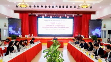 Thường trực HĐND tỉnh Nghệ An khóa XVIII tổ chức họp báo công bố về kỳ họp thứ 11