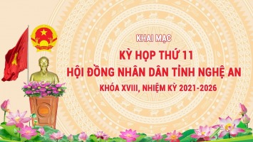 Trực tiếp - Khai mạc Kỳ họp thứ 11 - Hội đồng nhân dân tỉnh Nghệ An khóa XVIII, nhiệm kỳ 2021-2026