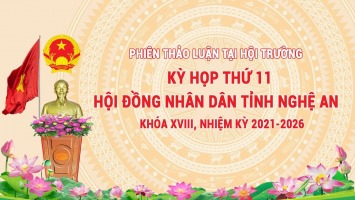 Trực tiếp - Thảo luận tại Hội trường Kỳ họp thứ 11- HĐND tỉnh Nghệ An khóa XVIII, nhiệm kỳ 2021-2026
