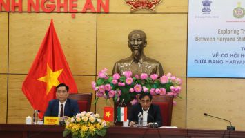 Nghệ An tọa đàm trực tuyến kết nối, thu hút đầu tư, thương mại với Ấn Độ