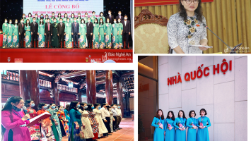 Hưởng ứng “TUẦN LỄ ÁO DÀI: Áo dài Phụ nữ Việt Nam luôn gắn với hoạt động của chị em Phụ nữ Đoàn Đại biểu Quốc hội và Hội đồng nhân dân tỉnh Nghệ An.