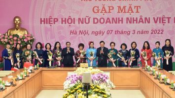 Thủ tướng trân trọng, đánh giá cao nỗ lực, ý chí, tinh thần phấn đấu vươn lên của các nữ doanh nhân