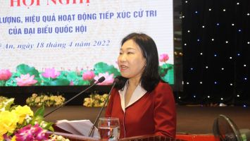Công tác tổ chức tiếp xúc cử tri trước và sau kỳ họp Quốc hội trên địa bàn Thành phố Vinh