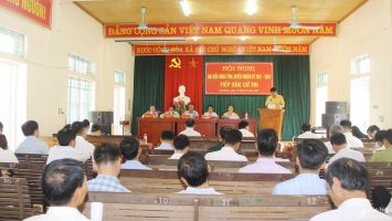 Nhiều cử tri Thanh Chương kiến nghị giải quyết các vấn đề sau sáp nhập xã, xóm