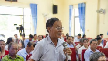 Cử tri thị xã Hoàng Mai kiến nghị nhiều vấn đề liên quan đến đất đai