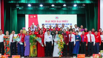 Hội Chữ thập đỏ tỉnh Nghệ An phát huy truyền thống đoàn kết, sáng tạo vì sự nghiệp nhân đạo cao cả