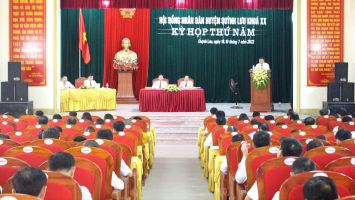 HĐND huyện Quỳnh Lưu: Khai mạc kỳ họp thứ 5 khóa XX, nhiệm kỳ 2021 – 2026