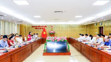 Đoàn Đại biểu Quốc hội làm việc với UBND tỉnh về công tác khám, chữa bệnh