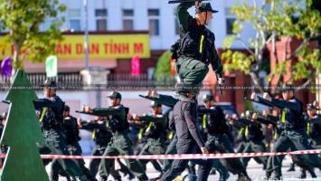 Nghệ An: Diễn tập thực binh xử lý bạo loạn, khủng bố, chống cháy nổ năm 2022