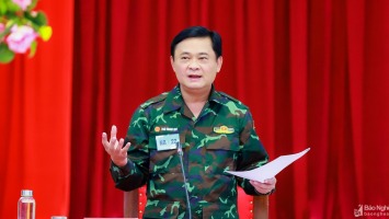 Hội nghị đánh giá diễn tập Khu vực phòng thủ, phòng thủ dân sự tỉnh Nghệ An