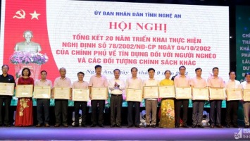 Nghệ An: Tiếp tục tăng cường nguồn lực cho hoạt động tín dụng chính sách